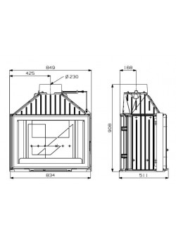 Топка Cheminees Philippe 873 SR