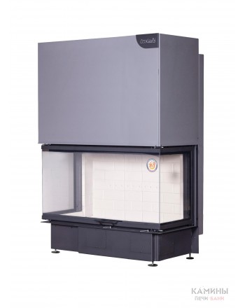 Каминная топка ДЕЛЬТА 1200 три стекла принтинг