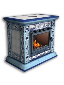 Изразцовый камин Билибин пристенный Художественный