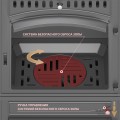 Печь-камин Везувий LV-12 PS "Антрацит" Печь-камин Везувий LV-12 PS "Антрацит"