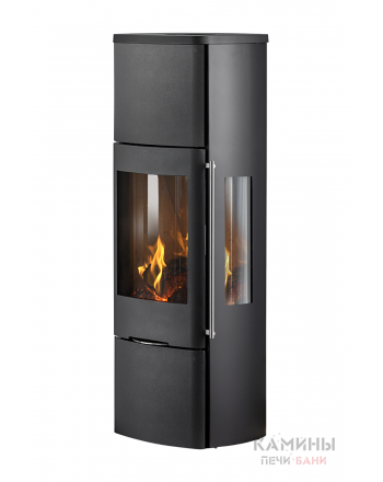 Печь-камин Jydepejsen Senza High с боковым стеклом