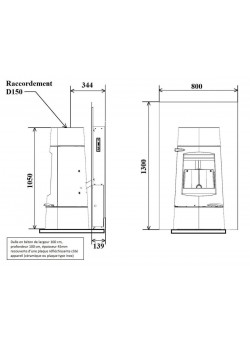 Печь-камин Invicta Aratos Plug-IN AUTO