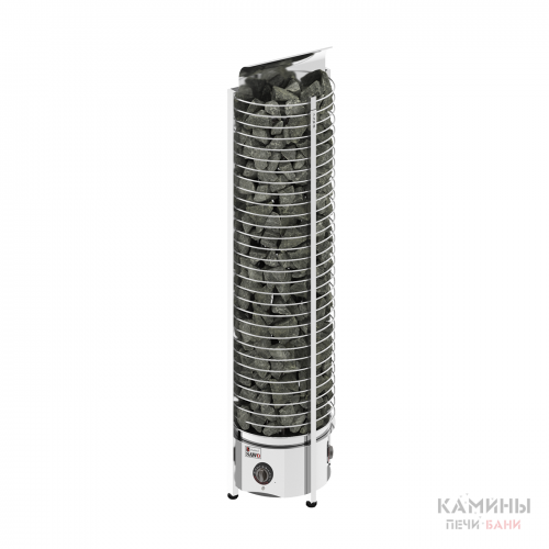 Печь для бани SAWO TOWER вертикальная, пристенная, со встроенным управлением, 3 кВт, TH2-30NB-WL для бани и сауны