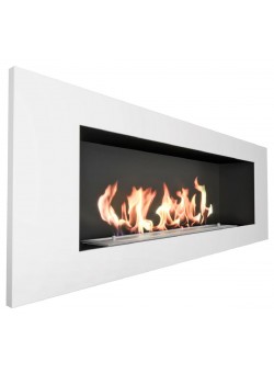 Биокамин Elliot 1200 с белой рамкой (ZeFire)