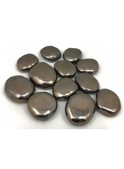 Декоративные керамические камни золотые 7 шт (ZeFire)