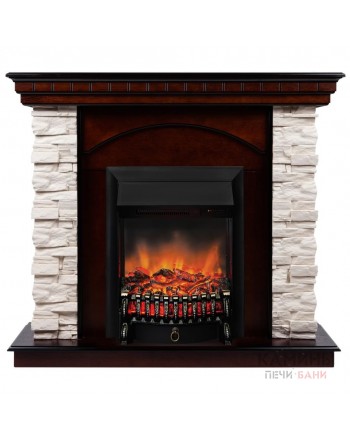 Электрокамин Elford AO с очагом Fobos Lux BL RC