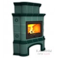 Изразцовый камин Прованс КимрПечь угловой двухъярусный однотонный В с дровником Изразцовый камин Прованс КимрПечь угловой двухъярусный однотонный В с дровником