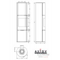 Печь-камин Астов R1 XXXL
