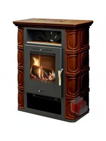 Печь BORGHOLM Keramik TOP, темно-коричневая (Thorma)