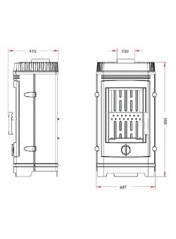 Чугунная печь Invicta Cassine