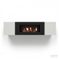 Тумба с биокамином Firelight BFP-P1600 белая