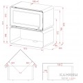 Печь-камин Lotus Living Cube Печь-камин Lotus Living Cube