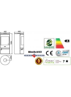 Печь-камин Panadero Akita