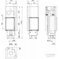 Каминная топка Defro Home Intra I BL G