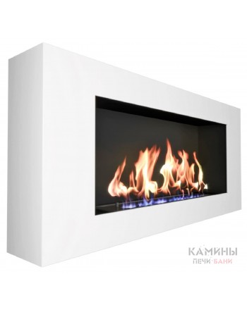 Биокамин Orion 900 с белой рамкой (ZeFire)