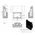 Каминная топка Kratki Wiktor/G
