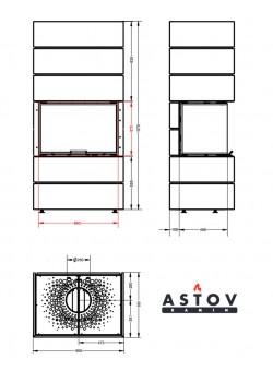 Камин Астов ФЕРРО П3С 8457