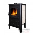 печь-камин Бавария Оптима с чугунной плитой