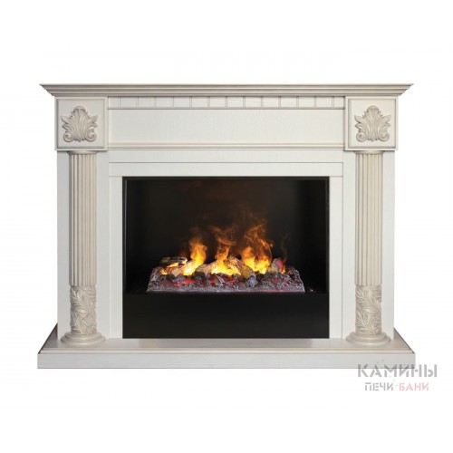 Электрокамин RealFlame Imperia 26 WT 3D Cassette 630 + Black вставка Электрокамин RealFlame Imperia 26 WT 3D Cassette 630 + Black вставка