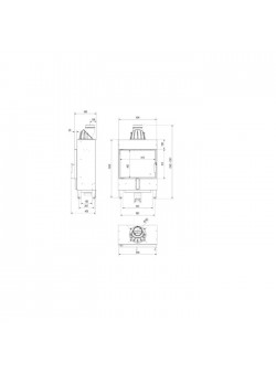 Каминная топка Kratki Lucy/12/Slim