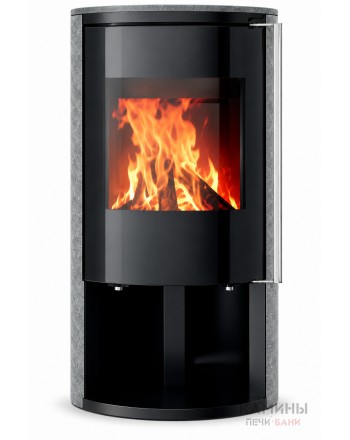 Дровяная печь-камин Ember D13 FG Serpentino