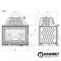 Каминная топка KAWMET W17 DECOR 16 кВт Каминная топка KAWMET W17 DECOR 16 кВт