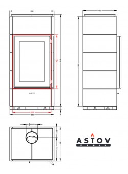 Камин Астов КИВИ ПК 5070 5МК