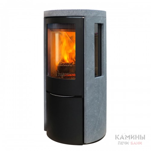 Печь-камин Jydepejsen Cozy Classic Soapstone Sideglass Печь-камин Jydepejsen Cozy Classic Soapstone Sideglass