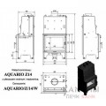 Каминная топка Kratki AQUARIO/Z/14/PW/W