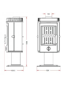 Чугунная печь Invicta Mairy