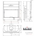 Каминная топка АСТОВ ПС 10057