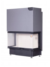 Каминная топка ДЕЛЬТА 1200 три стекла принтинг