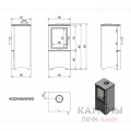 Печь-камин Kratki Koza/K5/S/W/D Печь-камин Kratki Koza/K5/S/W/D