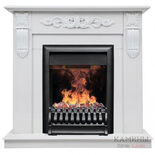 Электрокамин RealFlame Dominica WT с Oregan 3D Электрокамин RealFlame Dominica WT с Oregan 3D