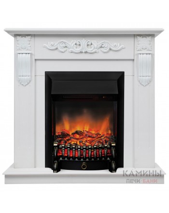 Электрокамин Dominica WT с очагом Fobos Lux RC