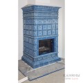 Каминная топка Foyer MILOS 700 в облицовке изразцами Дорф.