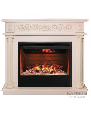 Электрокамин RealFlame Attica 26 WT с Helios 26 3D