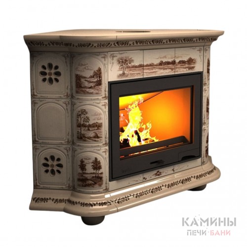 Изразцовый камин Прованс КимрПечь угловой Художественный Изразцовый камин Прованс КимрПечь угловой Художественный