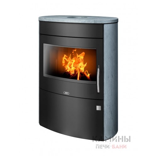 Печь-камин ABX Polar Arizona черная сталь, тальк Печь-камин ABX Polar Arizona черная сталь, тальк