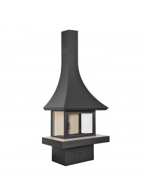 Пристенный открытый камин LOFT - 10/1