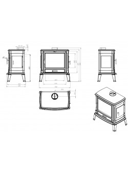 Печь Nordflam Hemer