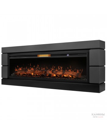 Каминокомплект: Очаг Royal Thermo Aurora RTFP/P-AR60LS, портал Moderno 60, графит