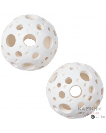 Шары белые с отверстиями трех размеров 2 шт (ZeFire)