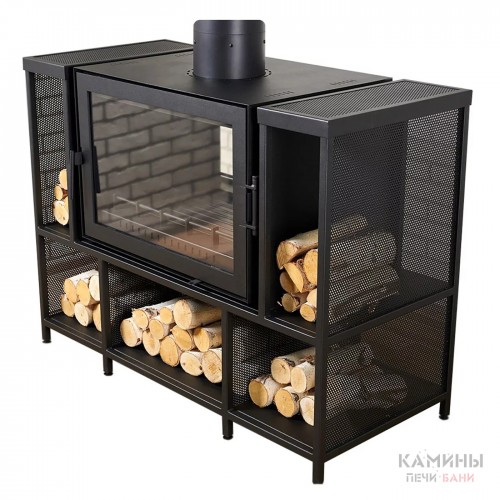 Пристенный камин LOFT - 34/2