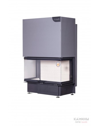 Каминная топка ДЕЛЬТА 1000 K три стекла
