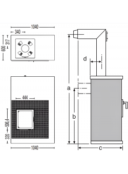 Каминная топка Austroflamm Kera Xtra