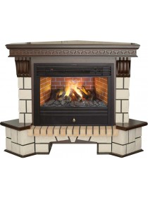 Электрокамин RealFlame Stone New Corner (угловой) 26 AO с Novara 26 3D