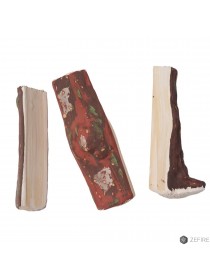 Керамические дрова сосна колотая (ZeFire) - 3 шт