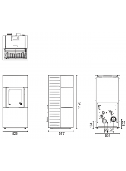 Пеллетный камин Austroflamm Percy