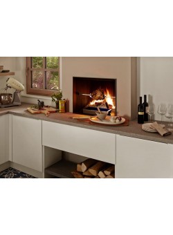 Топка-камин Brunner Urfeuer 50/66 кухонный с грилем